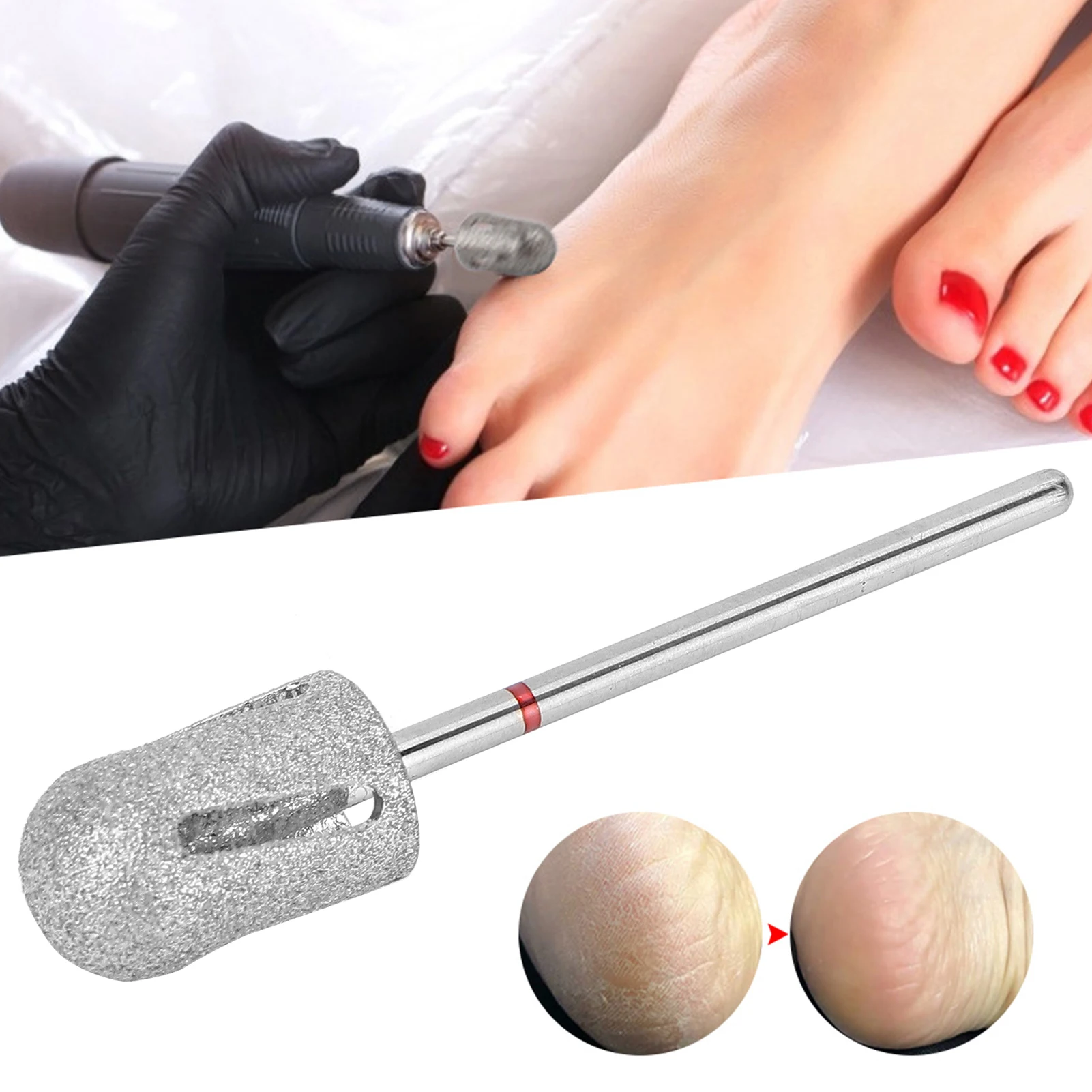 Stainless Steel Pedicure Drill Bit Foot Calluses Sanding Polishing Head AccessoriesA1F
Stainless Steel Pedicure Drill Bit Foot Calluses Sanding Polishing Head AccessoriesA1F