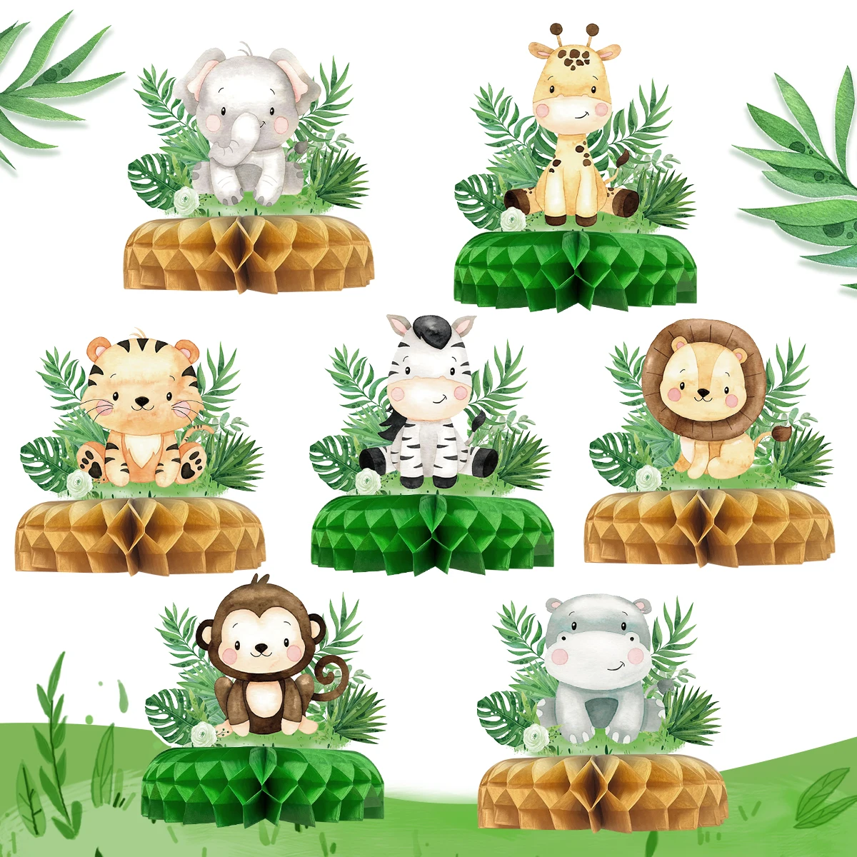 Jungle Animal Party Paper Honeycomb Happy Birthday Party Decoration Kids Woodland Safari Birthday Party Baby Shower Supplies
Jungle Animal Party Paper Honeycomb Happy Birthday Party Decoration Kids Woodland Safari Birthday Party Baby Shower Supplies