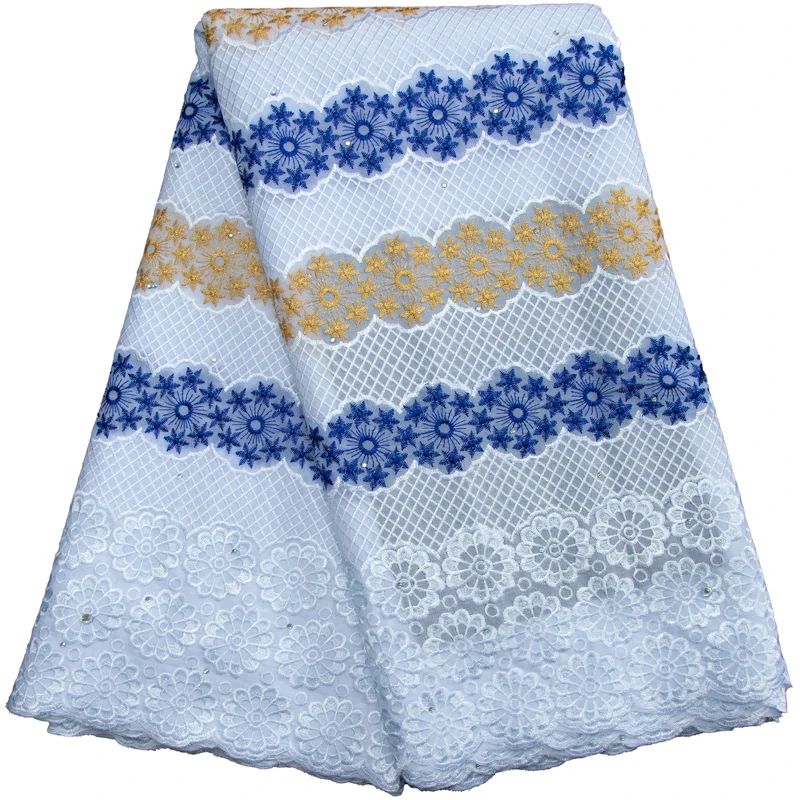 Kalume African Lace Fabric for Prom Dresses 2023 High Quality Embroidery Nigerian Cotton Lace Fabric With Crystal 5 Yards F3225
Kalume African Lace Fabric for Prom Dresses 2023 High Quality Embroidery Nigerian Cotton Lace Fabric With Crystal 5 Yards F3225