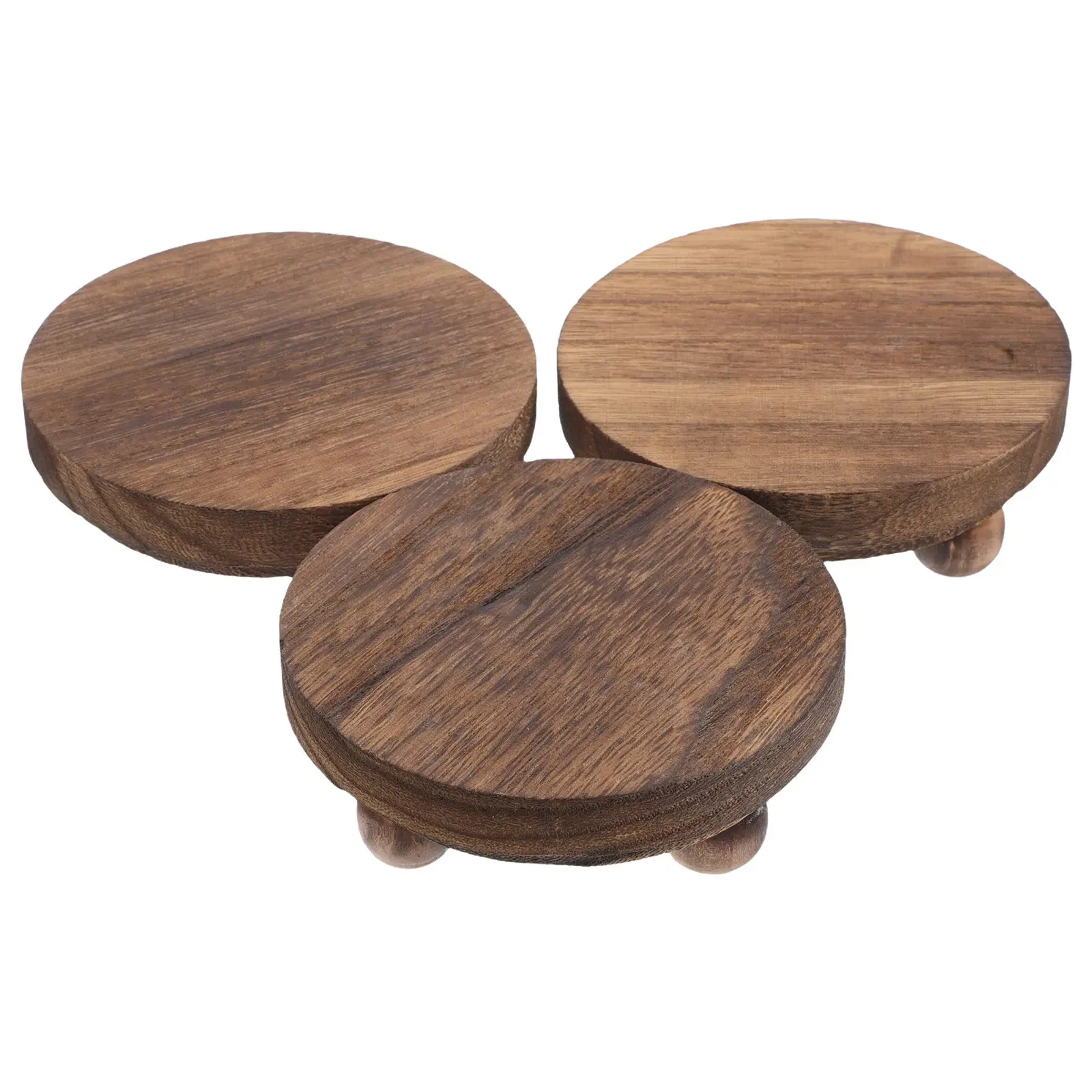 3 Pcs Wooden Display Stand Unique Cup Cake Riser Soap Brown Decorative for Kitchen
3 Pcs Wooden Display Stand Unique Cup Cake Riser Soap Brown Decorative for Kitchen