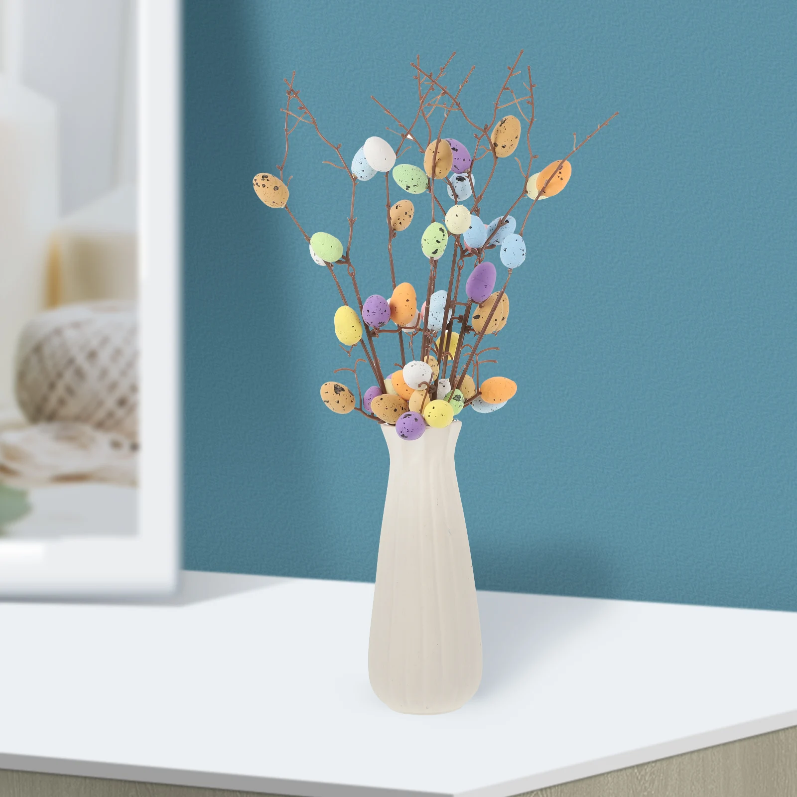 10pcs Simulation Branch Artificial Picks Vase Pick Filler Fake Egg Branch Ornaments Easter Party Decoration Easter Egg Stems
10pcs Simulation Branch Artificial Picks Vase Pick Filler Fake Egg Branch Ornaments Easter Party Decoration Easter Egg Stems