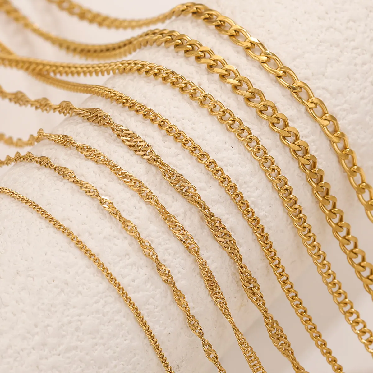 2 метра НК-цепочки из нержавеющей стали для изготовления ювелирных изделий DIY браслет ожерелье цепи поставки аксессуары золотые цепочки оптом
2 метра НК-цепочки из нержавеющей стали для изготовления ювелирных изделий DIY браслет ожерелье цепи поставки аксессуары золотые цепочки оптом