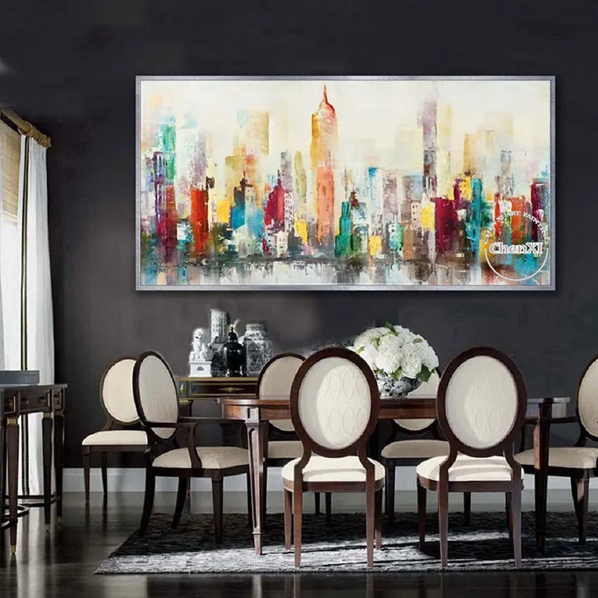 Large Canvas Painting City Building Scene Oil Painting Wall Decoration Canvas House Art Textured Artwork Buliding No Framed Art
Large Canvas Painting City Building Scene Oil Painting Wall Decoration Canvas House Art Textured Artwork Buliding No Framed Art