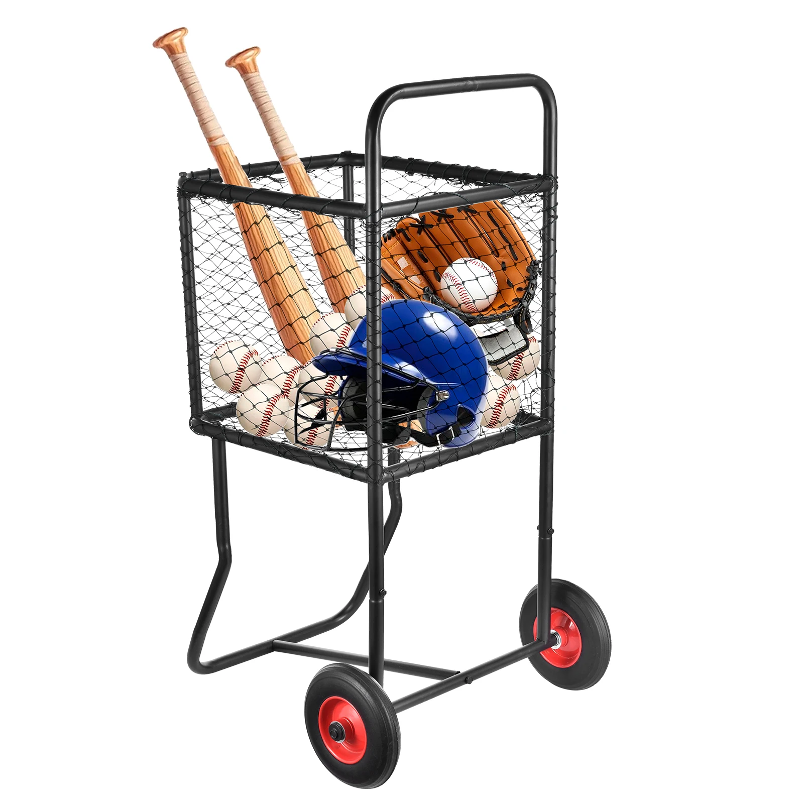 Heavy Duty Rolling Baseball Cart -Large Capacity Sports Ball Holder w/Wheels for Softballs,Basketballs,Gym,School & Club Storage
Heavy Duty Rolling Baseball Cart -Large Capacity Sports Ball Holder w/Wheels for Softballs,Basketballs,Gym,School & Club Storage