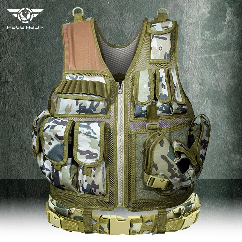 Outdoor Adventure Vest Man Military Camouflage Tactical Equipment Vest Army Training Combat Sleeveless Vest CS Game Props Vest
Outdoor Adventure Vest Man Military Camouflage Tactical Equipment Vest Army Training Combat Sleeveless Vest CS Game Props Vest