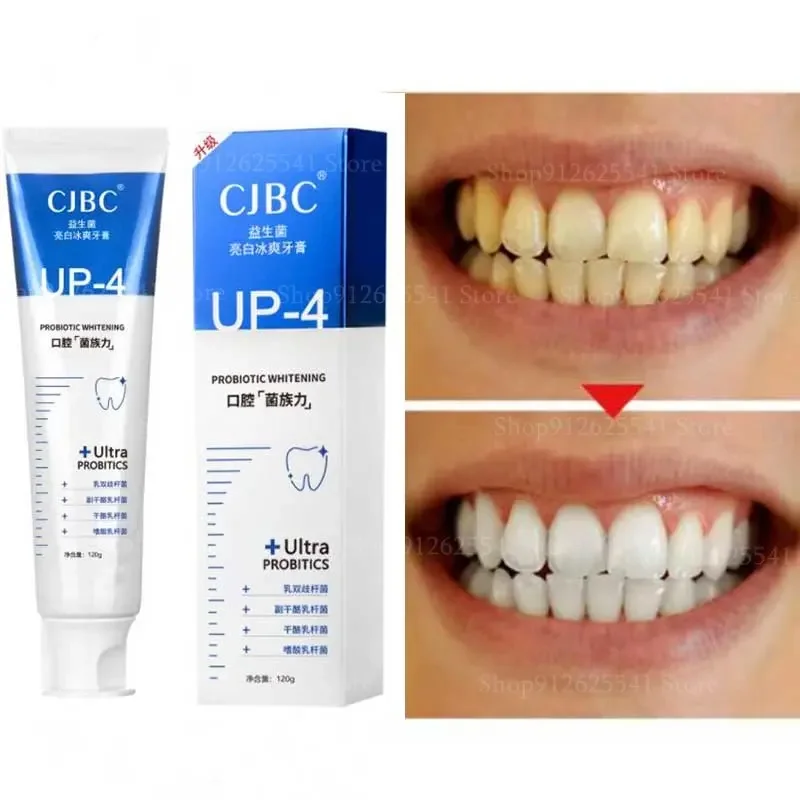 120g Probiotics Teeth Whitening Toothpaste Remove Plaque and Tartar Clean The Mouth Tooth Decay Oral Care Toothpaste
120g Probiotics Teeth Whitening Toothpaste Remove Plaque and Tartar Clean The Mouth Tooth Decay Oral Care Toothpaste