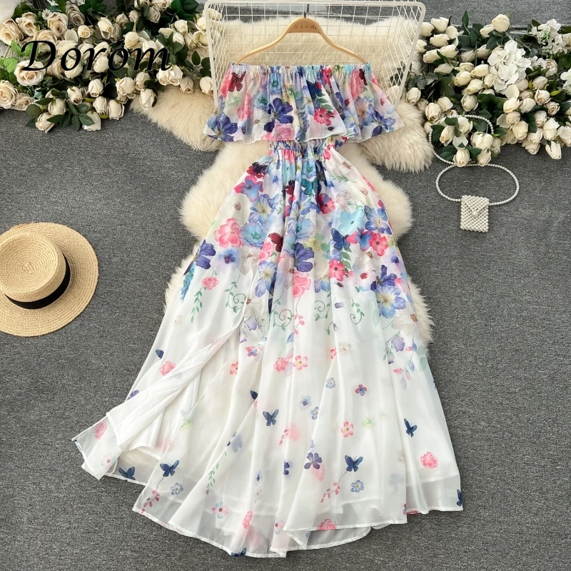 Vintage Floral Print Dress Women Summer Elegant Off Shoulder High Waist Long Dresses Casual Short Sleeve Bohemian Party Vestidos
Vintage Floral Print Dress Women Summer Elegant Off Shoulder High Waist Long Dresses Casual Short Sleeve Bohemian Party Vestidos