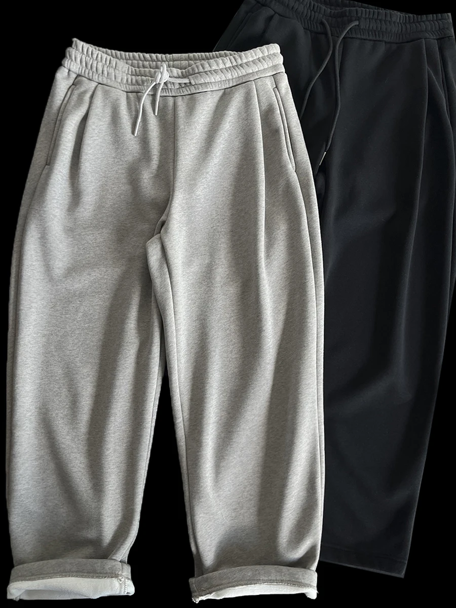 Thiened Fce Straight Leg Sweatpants Japanese Sle Autumn Winter Heavy Knitted Drapey Casual Pants Loose All-Match Wide ...
Thiened Fce Straight Leg Sweatpants Japanese Sle Autumn Winter Heavy Knitted Drapey Casual Pants Loose All-Match Wide ...