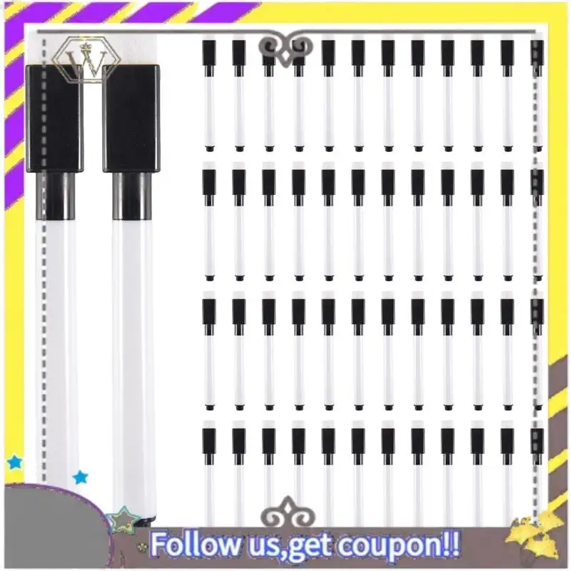 50 Pen Water Colour Whiteboard Marker Pens Dry Erase White Board Pen With Eraser Magnetic Markers Writing Watercolor Pen Highly
50 Pen Water Colour Whiteboard Marker Pens Dry Erase White Board Pen With Eraser Magnetic Markers Writing Watercolor Pen Highly