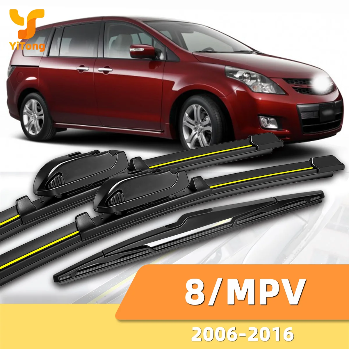 Suitable For Mazda 8/MPV 2006-2016 Front And Rear Windshield Wipers Durable Accessories For Car Windshields 2007 2009 2012 2014
Suitable For Mazda 8/MPV 2006-2016 Front And Rear Windshield Wipers Durable Accessories For Car Windshields 2007 2009 2012 2014