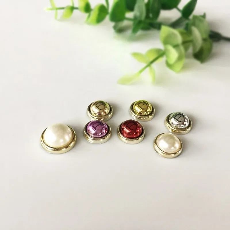 Pants Crafts Garment Decoration Scrapbooking Half Round Cloth Button Pearl Rivets Colorful
Pants Crafts Garment Decoration Scrapbooking Half Round Cloth Button Pearl Rivets Colorful