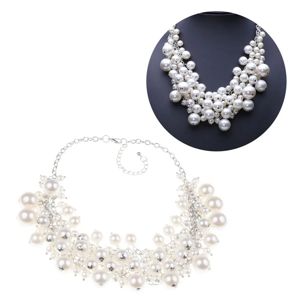 1Pcs Plastic Pearl Necklace Delicate Pendant Lightweight Christmas Costume Party Fancy Dress Accessory Pearl Necklace
1Pcs Plastic Pearl Necklace Delicate Pendant Lightweight Christmas Costume Party Fancy Dress Accessory Pearl Necklace