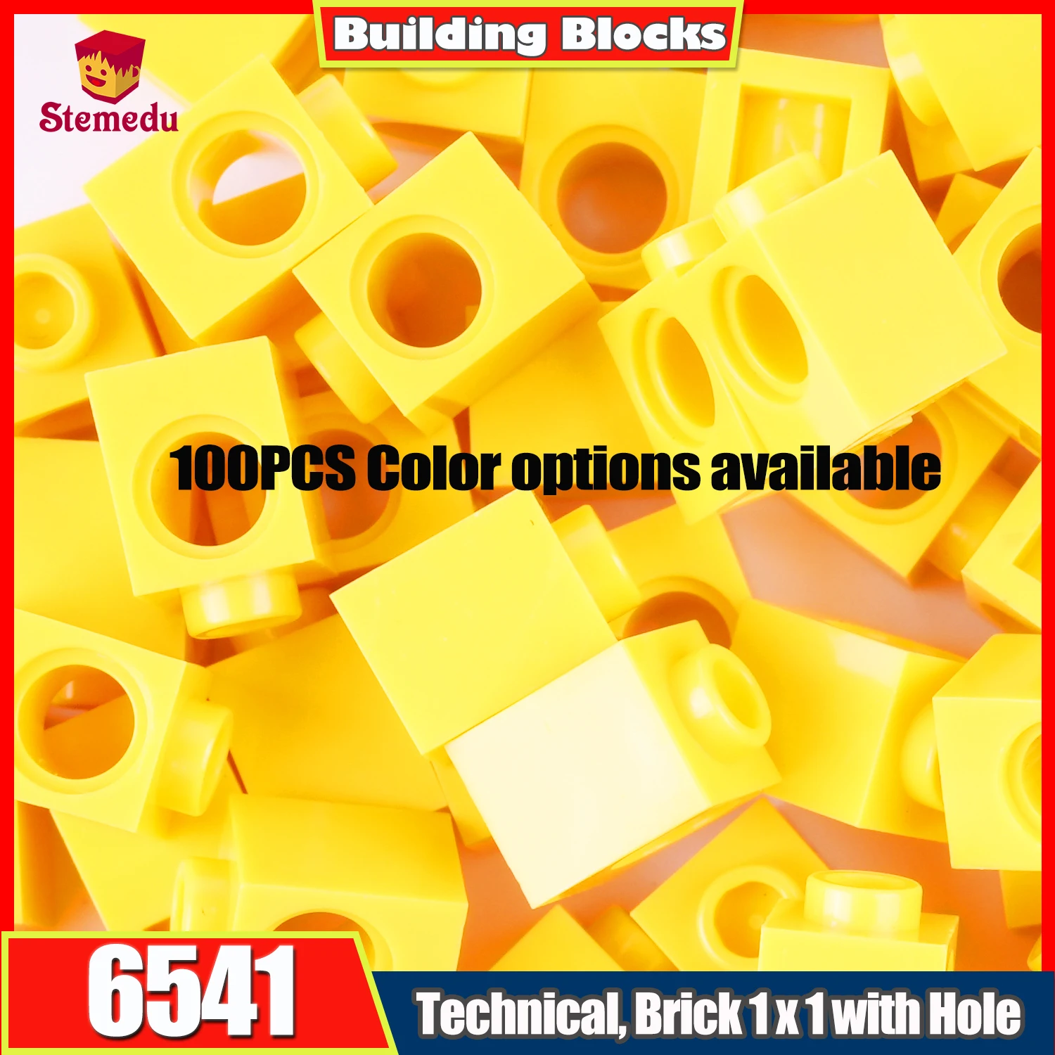 50/100 шт. 6541 кирпич 1x1 с отверстиями, коллекции кирпичей, объемные модульные игрушки GBC для технических MOC, совместимые с строительными блоками «сделай сам»
50/100 шт. 6541 кирпич 1x1 с отверстиями, коллекции кирпичей, объемные модульные игрушки GBC для технических MOC, совместимые с строительными блоками «сделай сам»