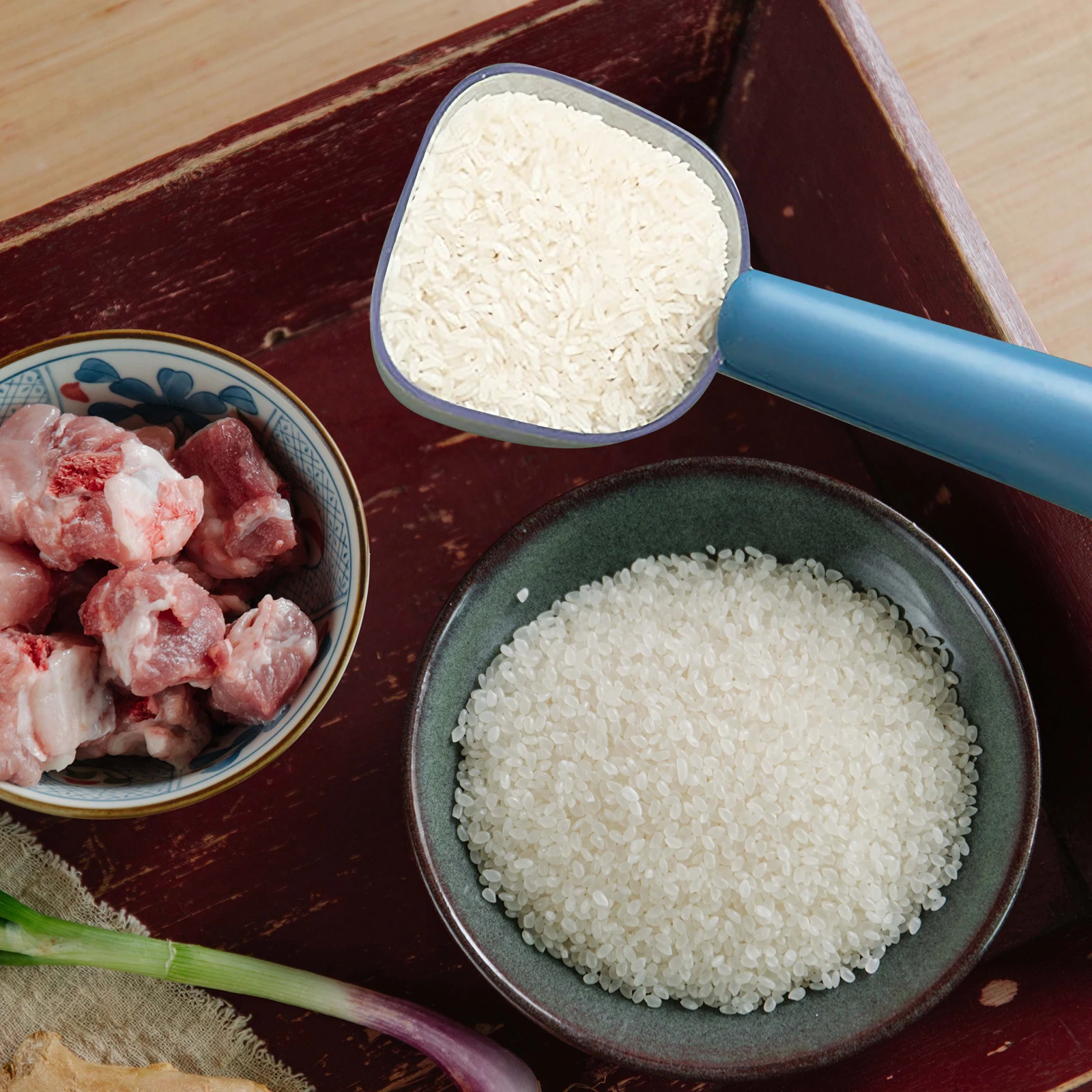 Rice Measuring Spoon Clear Scale Ergonomic H ABS Material Kitchen Tool Grain Comfortable Grip Rice Spoon Scale Multi
Rice Measuring Spoon Clear Scale Ergonomic H ABS Material Kitchen Tool Grain Comfortable Grip Rice Spoon Scale Multi