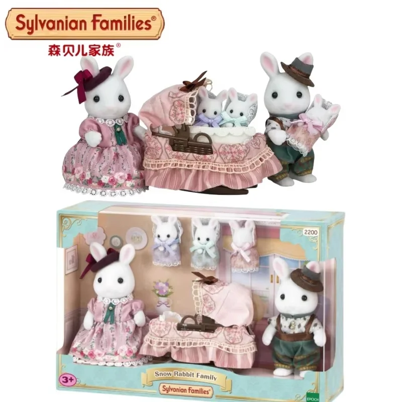 Original Anime Sylvanian Families The Snow Rabbit Family Kawaii Figure Collectible Doll Birthday Gift Kids Toys Christmas Gift
Original Anime Sylvanian Families The Snow Rabbit Family Kawaii Figure Collectible Doll Birthday Gift Kids Toys Christmas Gift