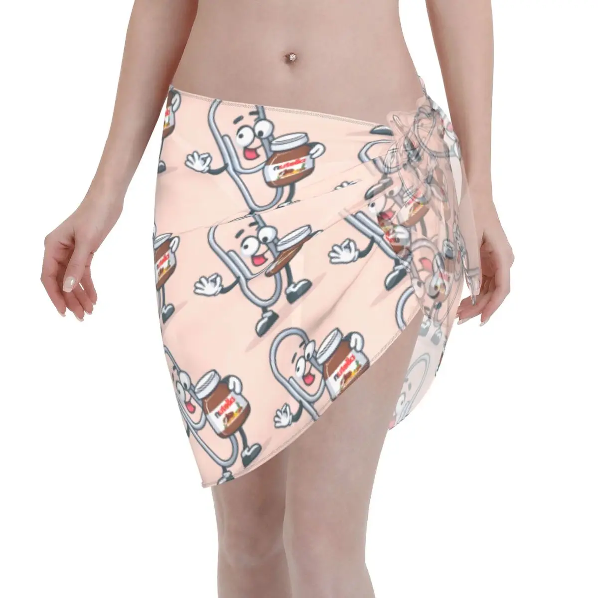 Custom N-Nutellas Women Short Sarongs Beach Wrap 3D Printed Chocolate For Swimwear Beach Bikini Wrap Dress Swimsuit Coverups
Custom N-Nutellas Women Short Sarongs Beach Wrap 3D Printed Chocolate For Swimwear Beach Bikini Wrap Dress Swimsuit Coverups