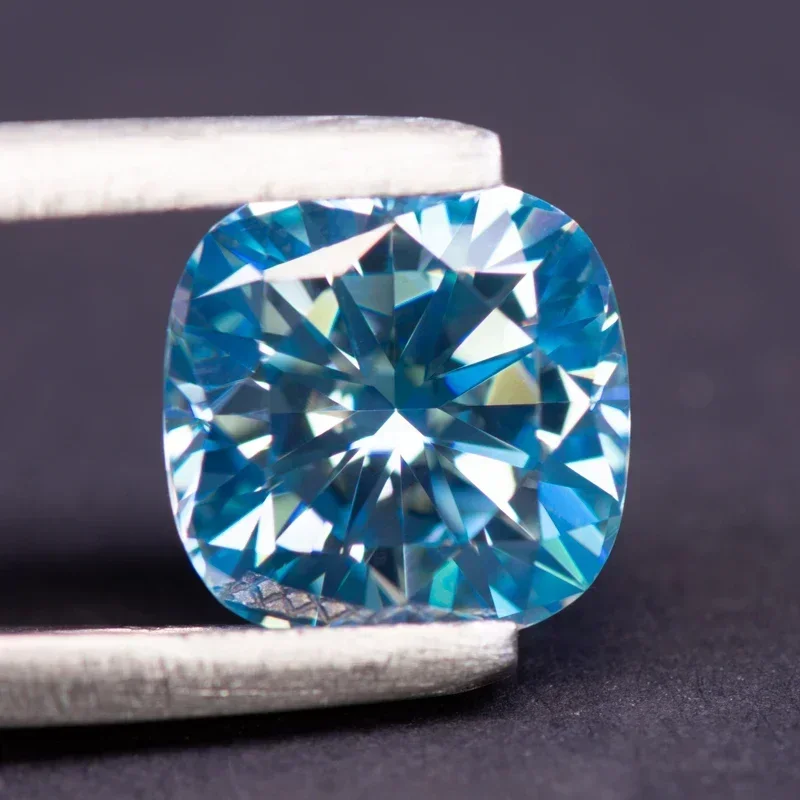 Aquamarine Color Wholesale Moissanite Stone Cushion Cut Wholesale Price Diamond ForDIY Jewelry Making with GRA Certificate
Aquamarine Color Wholesale Moissanite Stone Cushion Cut Wholesale Price Diamond ForDIY Jewelry Making with GRA Certificate