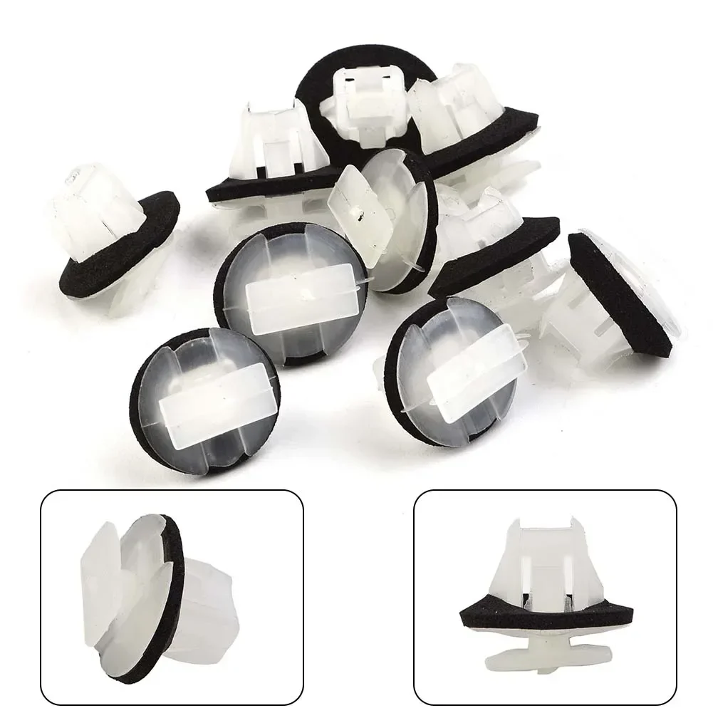 Pack Of 10 Car Sill Moulding Side Skirt Trim Clips Practical Plastic White + Black Auto Accessories Tools For Honda
Pack Of 10 Car Sill Moulding Side Skirt Trim Clips Practical Plastic White + Black Auto Accessories Tools For Honda