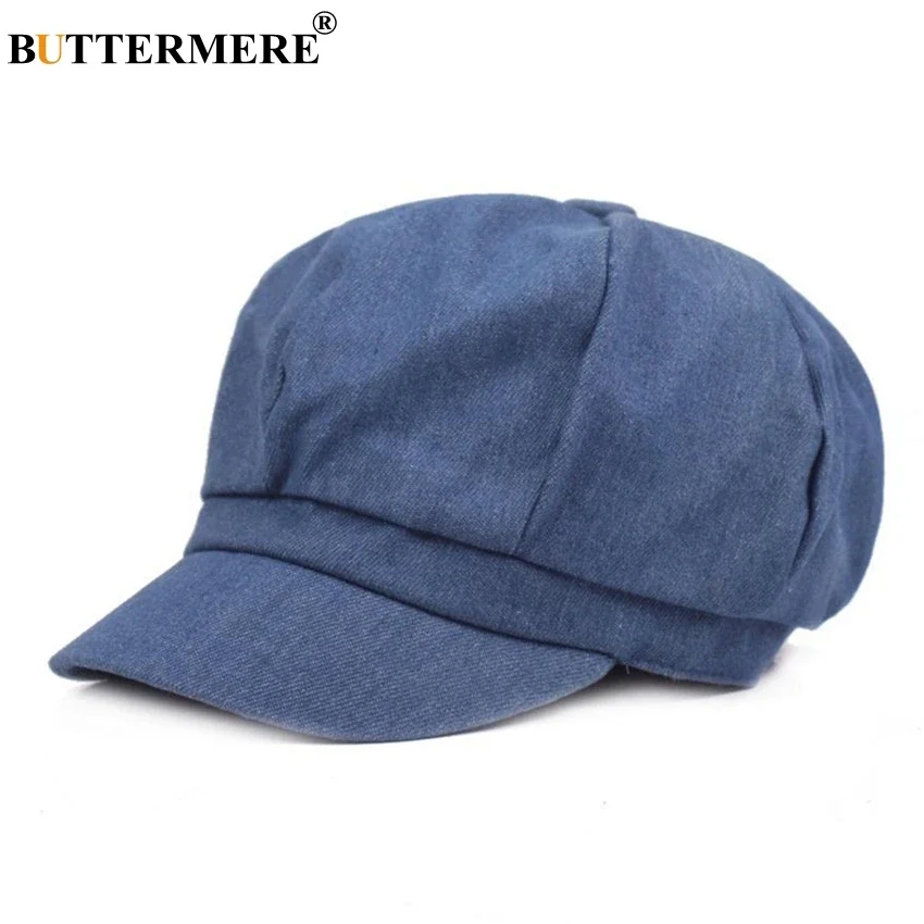 BUTTERMERE Spring Summer Newsboy Cap Women Blue Denim Octagonal Cap Baker Boy Cap Hat Beret Female Cotton Elastic Painter Hat
BUTTERMERE Spring Summer Newsboy Cap Women Blue Denim Octagonal Cap Baker Boy Cap Hat Beret Female Cotton Elastic Painter Hat