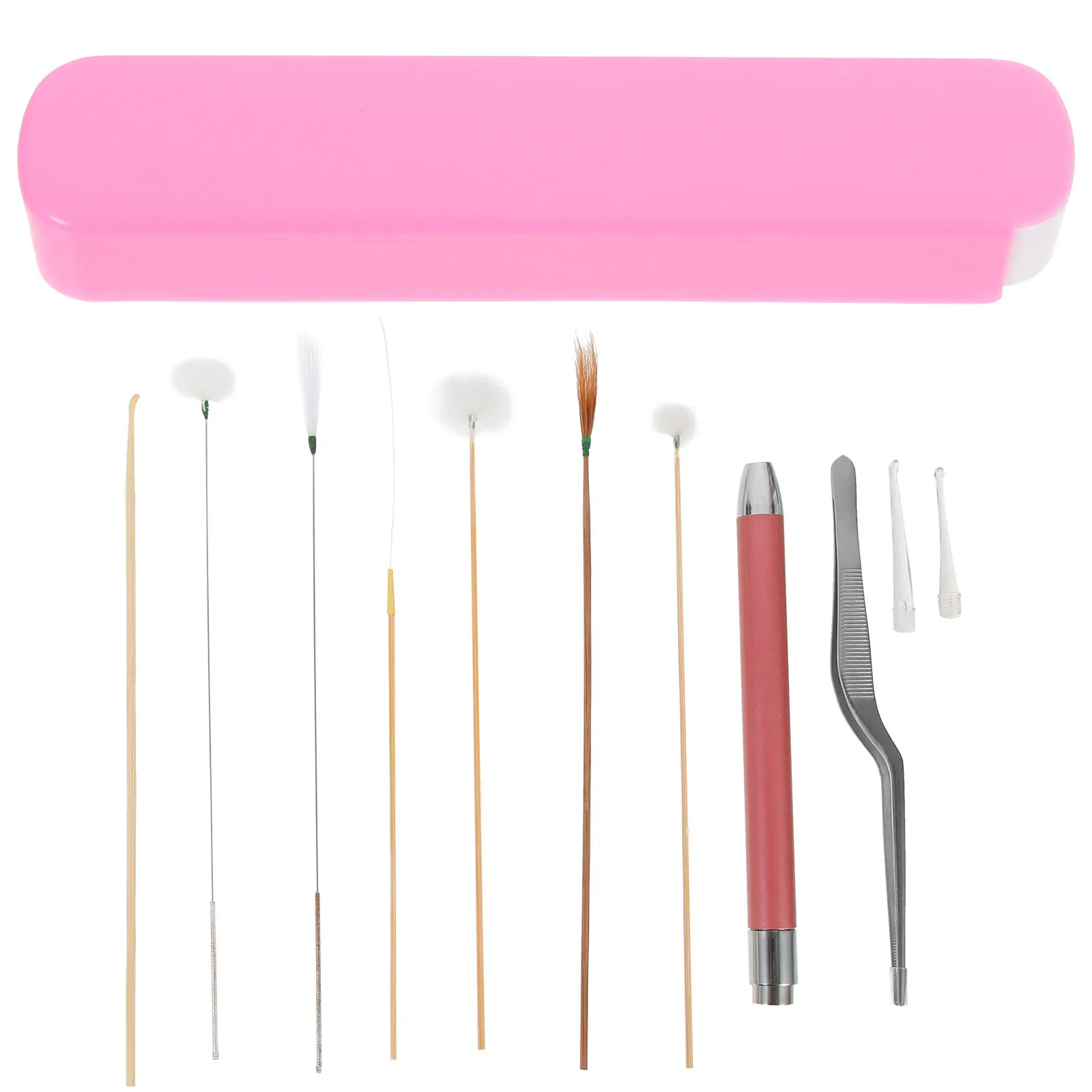 1Set Ear Cleaning Kit Durable Household Earwax Pickers Ear Massage Supplies Portable Wooden Earpick Safe Earwax Remover Tools
1Set Ear Cleaning Kit Durable Household Earwax Pickers Ear Massage Supplies Portable Wooden Earpick Safe Earwax Remover Tools