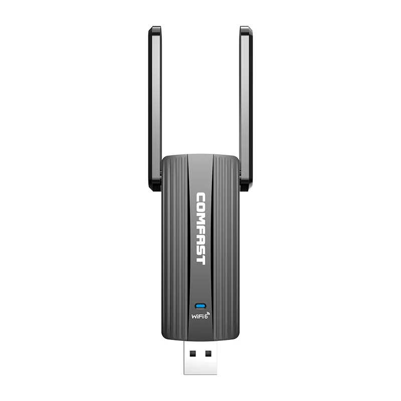 COMFAST WiFi6 USB Wifi Adapter 2.4G&5G AX1800 High Speed USB3.0 Wireless Dongle Network Card ZT9612U WiFi6 Adapter For Win10/11
COMFAST WiFi6 USB Wifi Adapter 2.4G&5G AX1800 High Speed USB3.0 Wireless Dongle Network Card ZT9612U WiFi6 Adapter For Win10/11