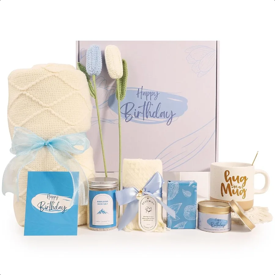 Birthday Gifts for Women Self Care Get Well Soon Gifts Basket Relaxing Care Package Birthday Gift Box for Women Happy Birthday
Birthday Gifts for Women Self Care Get Well Soon Gifts Basket Relaxing Care Package Birthday Gift Box for Women Happy Birthday