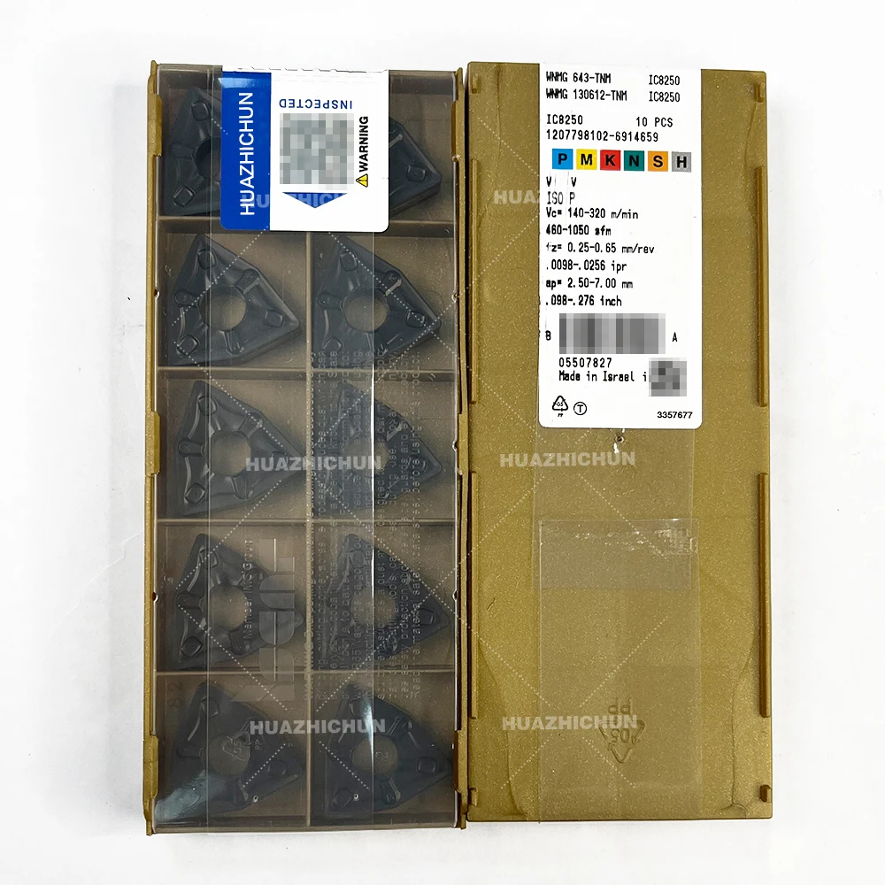 HUAZHICHUN WNMG 130612-TNM IC8250 Внешние токарные инструменты Твердосплавная вставка Токарный резак Инструмент 
HUAZHICHUN WNMG 130612-TNM IC8250 Внешние токарные инструменты Твердосплавная вставка Токарный резак Инструмент