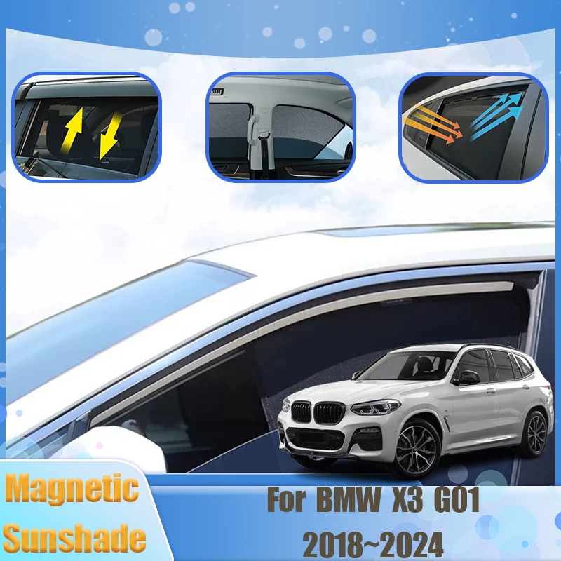 Для BMW X3 G01 Аксессуары 2023 2018~2024 Солнцезащитный экран Конфиденциальная шторка Сетка Рамка для лобового стекла Солнцезащитный козырек Анти-УФ Автомобильные аксессуары
Для BMW X3 G01 Аксессуары 2023 2018~2024 Солнцезащитный экран Конфиденциальная шторка Сетка Рамка для лобового стекла Солнцезащитный козырек Анти-УФ Автомобильные аксессуары