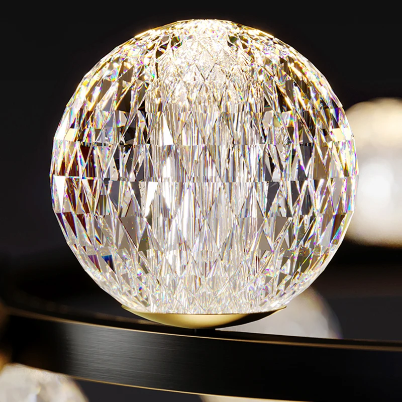 Crystal Glass Ring Pendant Light Copper Ceiling Chandelier Decorative Living Room Bedroom Dining Room Hotel Hanging Lighting
Crystal Glass Ring Pendant Light Copper Ceiling Chandelier Decorative Living Room Bedroom Dining Room Hotel Hanging Lighting