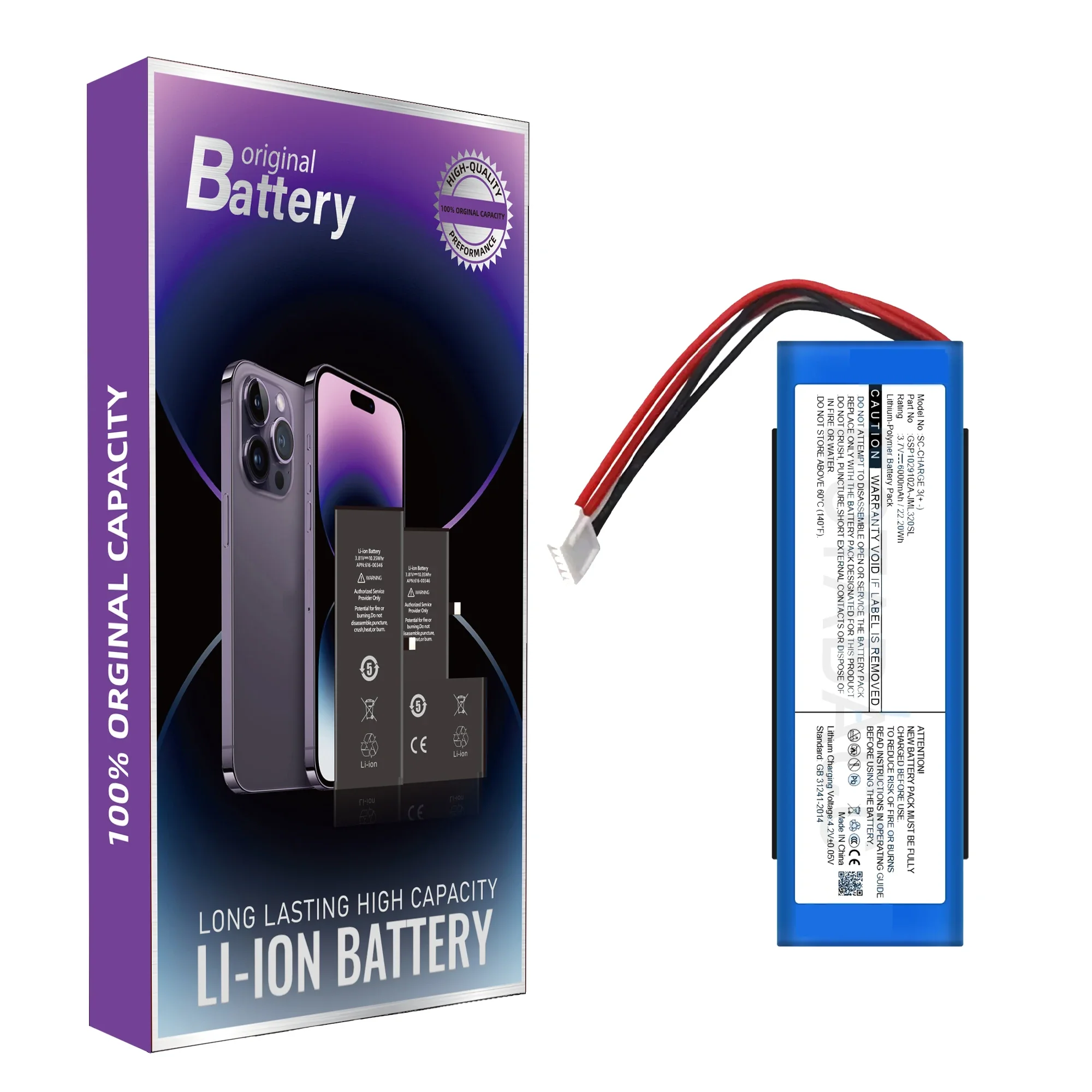 2025 лет EOBATACC, новая 100% оригинальная батарея JBL GSP1029102A для CHARGE3 2016, версия заряда 3, 2016 г., аккумуляторы + бесплатные инструменты
2025 лет EOBATACC, новая 100% оригинальная батарея JBL GSP1029102A для CHARGE3 2016, версия заряда 3, 2016 г., аккумуляторы + бесплатные инструменты