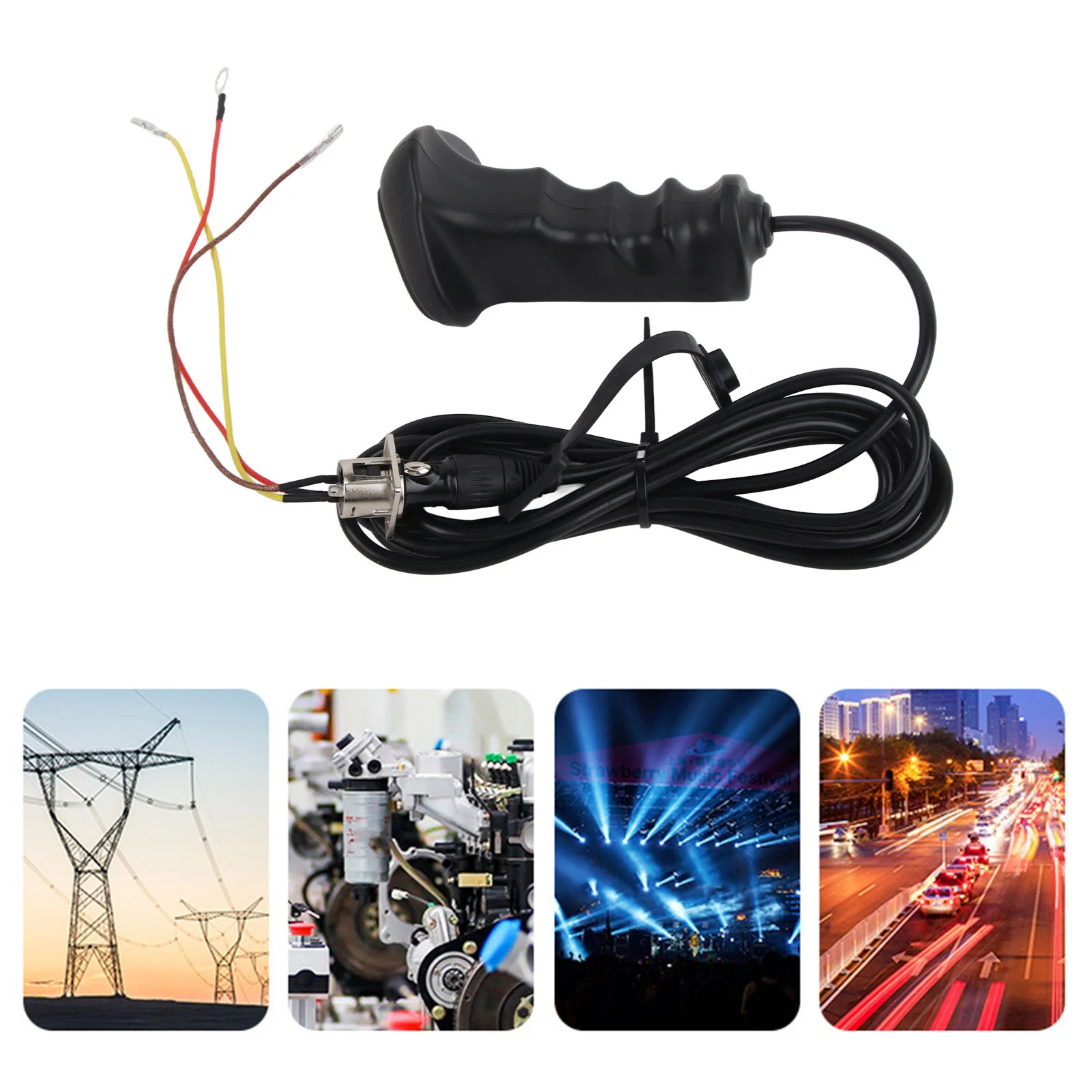 Winch Controller Manual Hand Remote Control Weatherproof Winch Controller for Truck Elevator 12V‑24V 250A Wired Winch Handle
Winch Controller Manual Hand Remote Control Weatherproof Winch Controller for Truck Elevator 12V‑24V 250A Wired Winch Handle