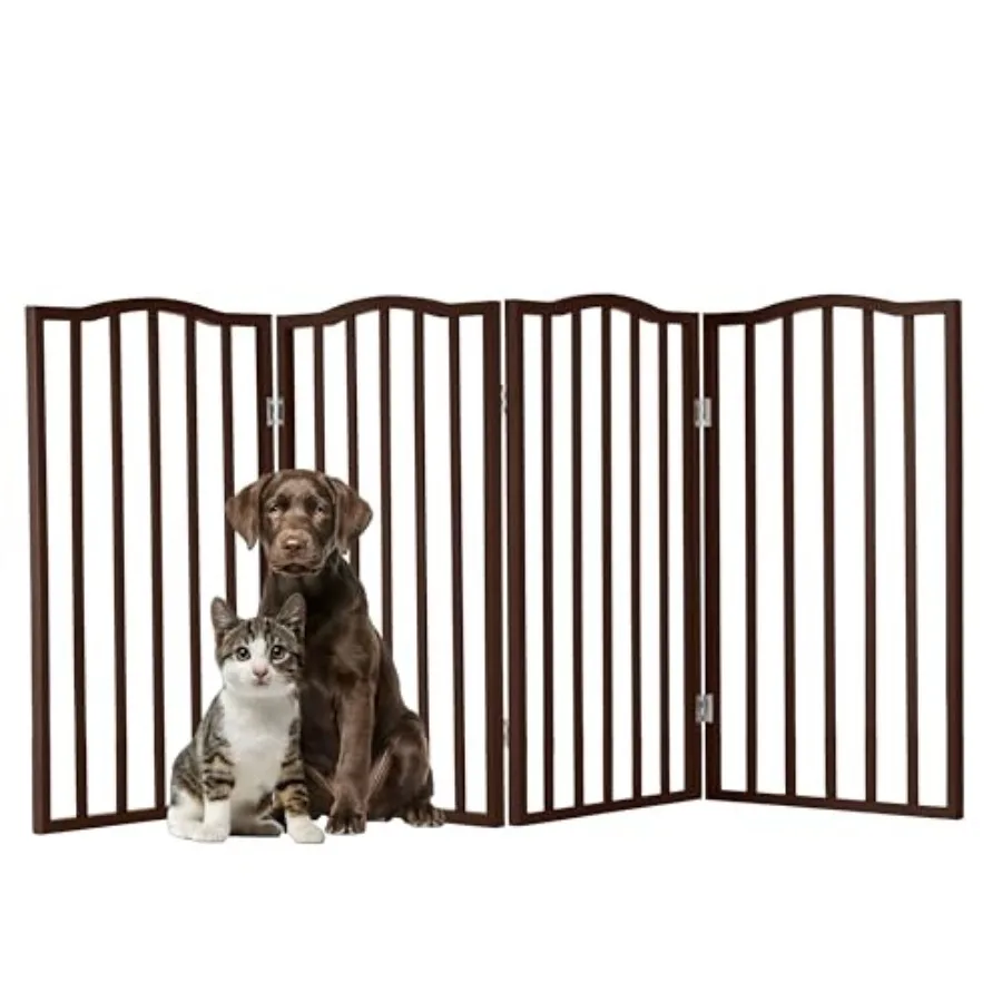 Pet Gate - 4 Panel Freestanding Dog Gate Indoor or Outdoor Use - 74x32-Inch Retractable Dog Fence for Doorways, Hallways, and S
Pet Gate - 4 Panel Freestanding Dog Gate Indoor or Outdoor Use - 74x32-Inch Retractable Dog Fence for Doorways, Hallways, and S