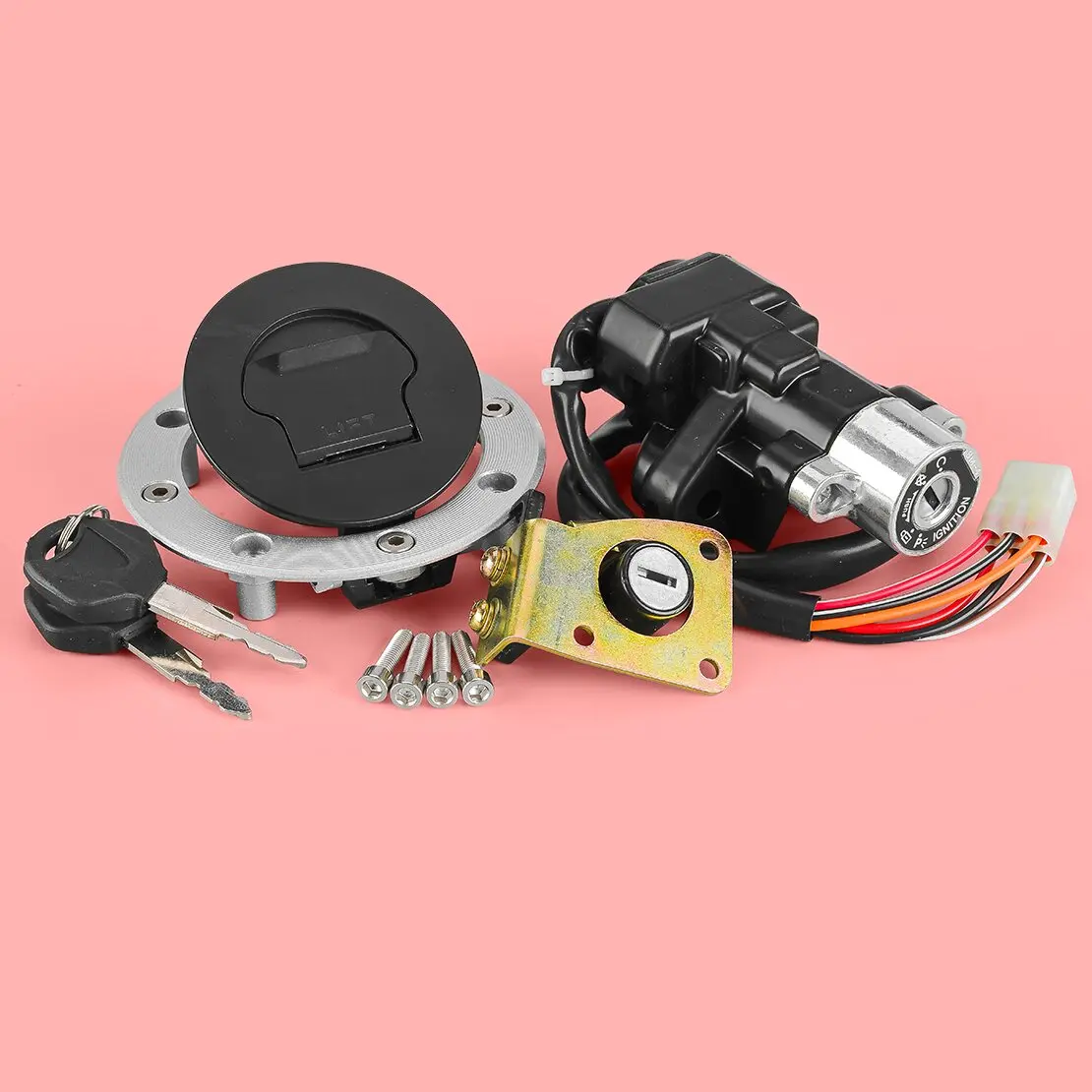 Ignition Switch Lock + Fuel Gas Tank Cap Lock + Seat Lock + Key Kit Fit For Suzuki GSXR600 GSXR750 SV650 TL1000R
Ignition Switch Lock + Fuel Gas Tank Cap Lock + Seat Lock + Key Kit Fit For Suzuki GSXR600 GSXR750 SV650 TL1000R