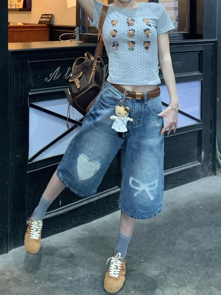 American Retro Heart Knot Seven-Foot Jeans Women Summer Loose Slim Straight Leg Wide Leg Hot Pants Trendy
American Retro Heart Knot Seven-Foot Jeans Women Summer Loose Slim Straight Leg Wide Leg Hot Pants Trendy