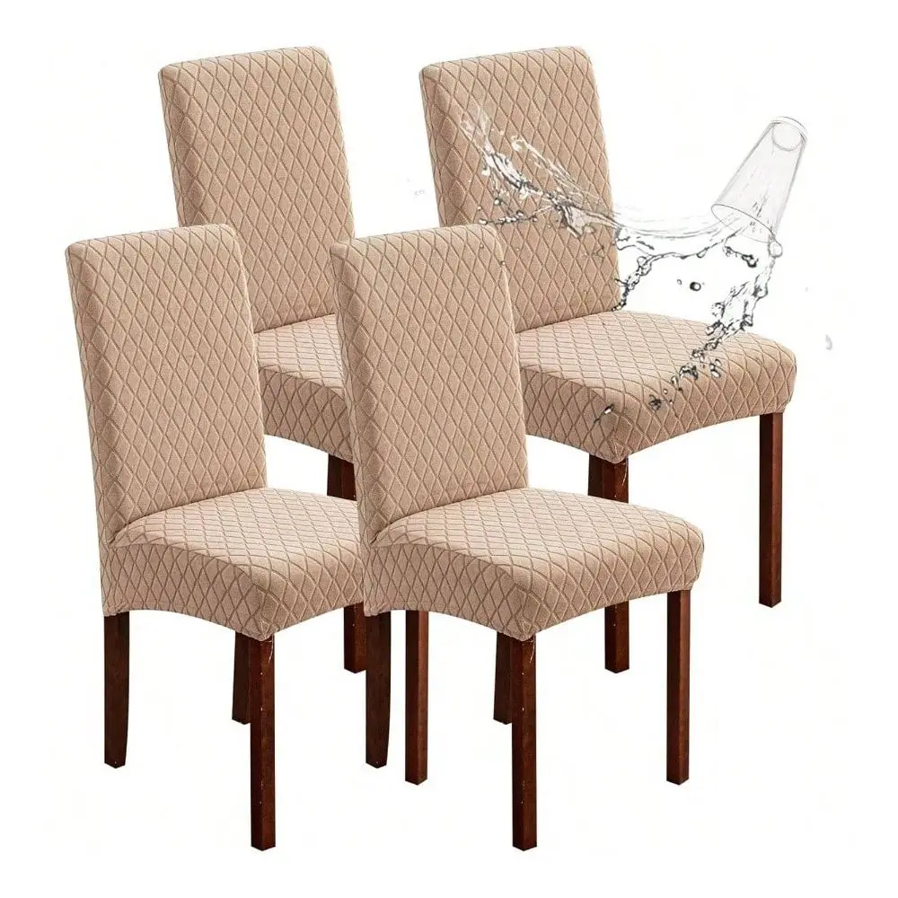 Set Of 4, Dining Chair Covers Dining Room Protectors Cover Kitchen Leaves Beige, 4 PCS
Set Of 4, Dining Chair Covers Dining Room Protectors Cover Kitchen Leaves Beige, 4 PCS