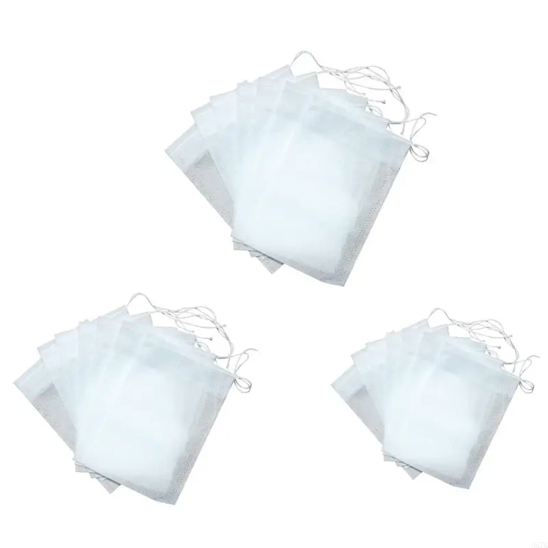 367A 100pcs Drawstring Tea Pouches Convenient Drawstring Seal Filter Tea Bags (Pack of 100) for Loose Tea and Coffee
367A 100pcs Drawstring Tea Pouches Convenient Drawstring Seal Filter Tea Bags (Pack of 100) for Loose Tea and Coffee