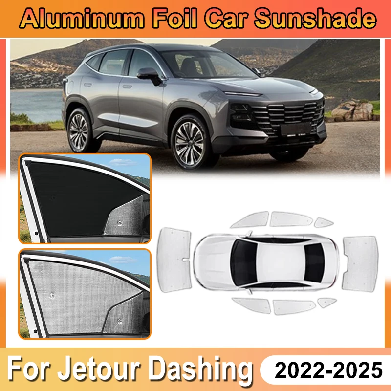 For Jetour Dashing Accessories 2022 2023 2024 2025 Car Aluminum Foil Windshield Sun Shades Heat Shield Cover Baffle UV Protector
For Jetour Dashing Accessories 2022 2023 2024 2025 Car Aluminum Foil Windshield Sun Shades Heat Shield Cover Baffle UV Protector