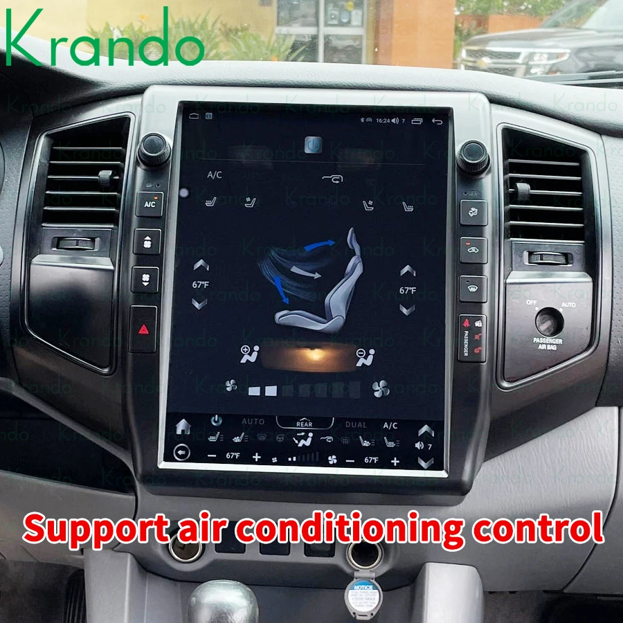 Krando 13''Telsa Android Auto Radio Carplay For TOYOTA Tacoma 2 2005-2015 Car Multimedia GPS 4G autoradio GPS Navigation
Krando 13''Telsa Android Auto Radio Carplay For TOYOTA Tacoma 2 2005-2015 Car Multimedia GPS 4G autoradio GPS Navigation