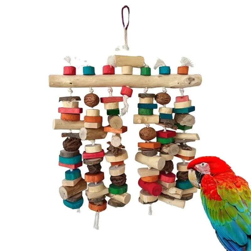 Parrot Wooden Perch Stand Boredom Relief & Beak Conditioning for Medium to Large Parrots
Parrot Wooden Perch Stand Boredom Relief & Beak Conditioning for Medium to Large Parrots