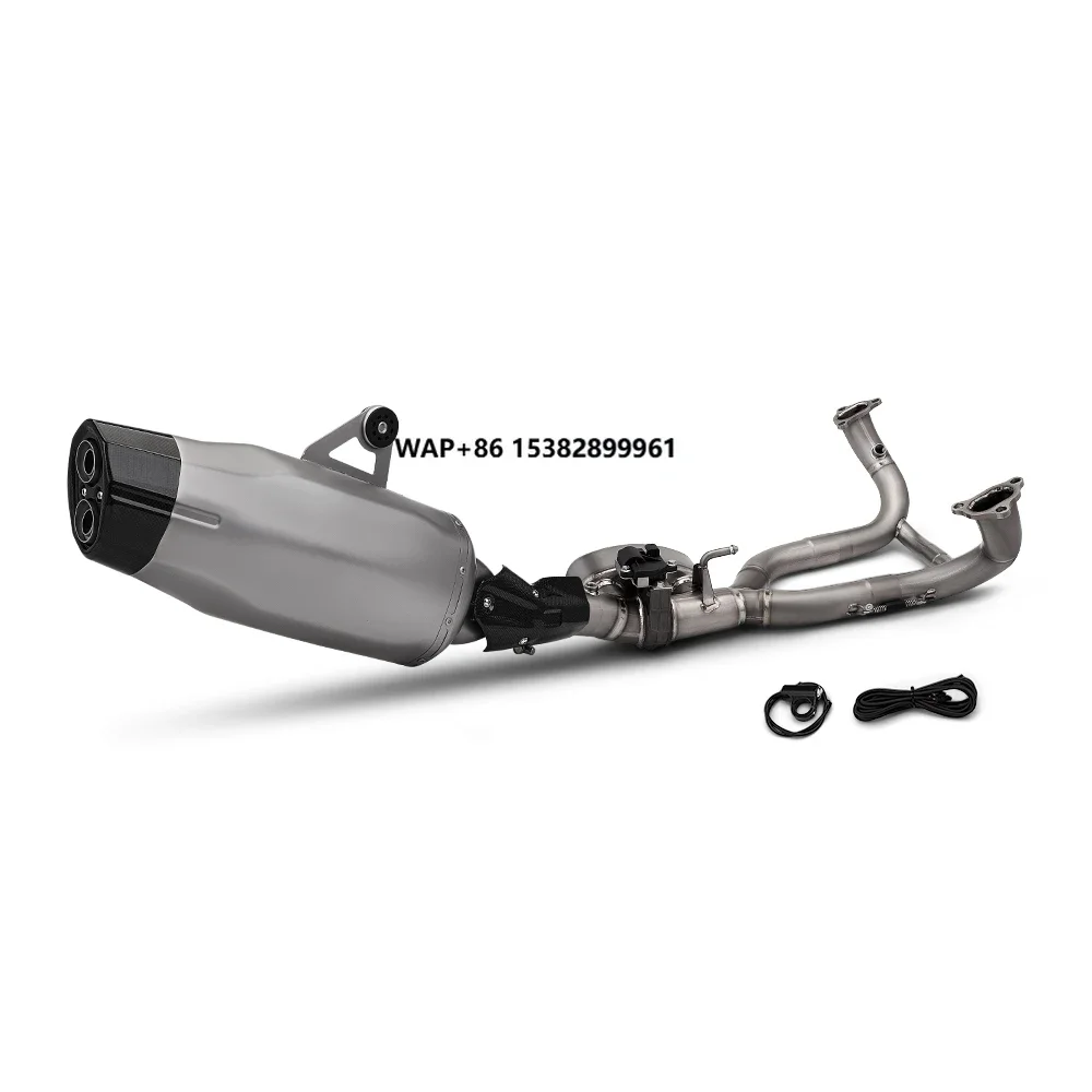 For R1250R R1250RS Motorcycle Exhaust Full Titanium System Valve Manifold Slip on Line Muffler Kit
For R1250R R1250RS Motorcycle Exhaust Full Titanium System Valve Manifold Slip on Line Muffler Kit