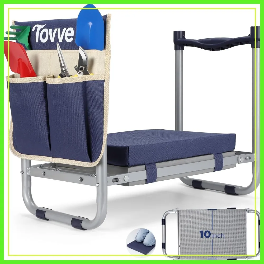 Foldable Garden Kneeler & Seat with Detachable Pad, Tool Bag, Gardening Gift for Women Seniors
Foldable Garden Kneeler & Seat with Detachable Pad, Tool Bag, Gardening Gift for Women Seniors