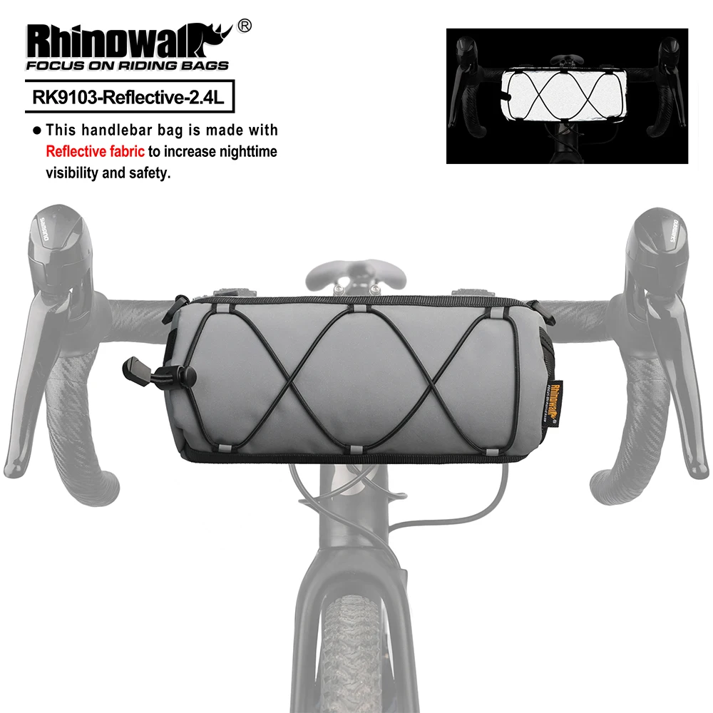Rhinowalk Bicycle Handlebar Bag 2.4L Large Capacity Bicycle Front Bag Multifunction Portable Shoulder Bag Bike Accessories
Rhinowalk Bicycle Handlebar Bag 2.4L Large Capacity Bicycle Front Bag Multifunction Portable Shoulder Bag Bike Accessories