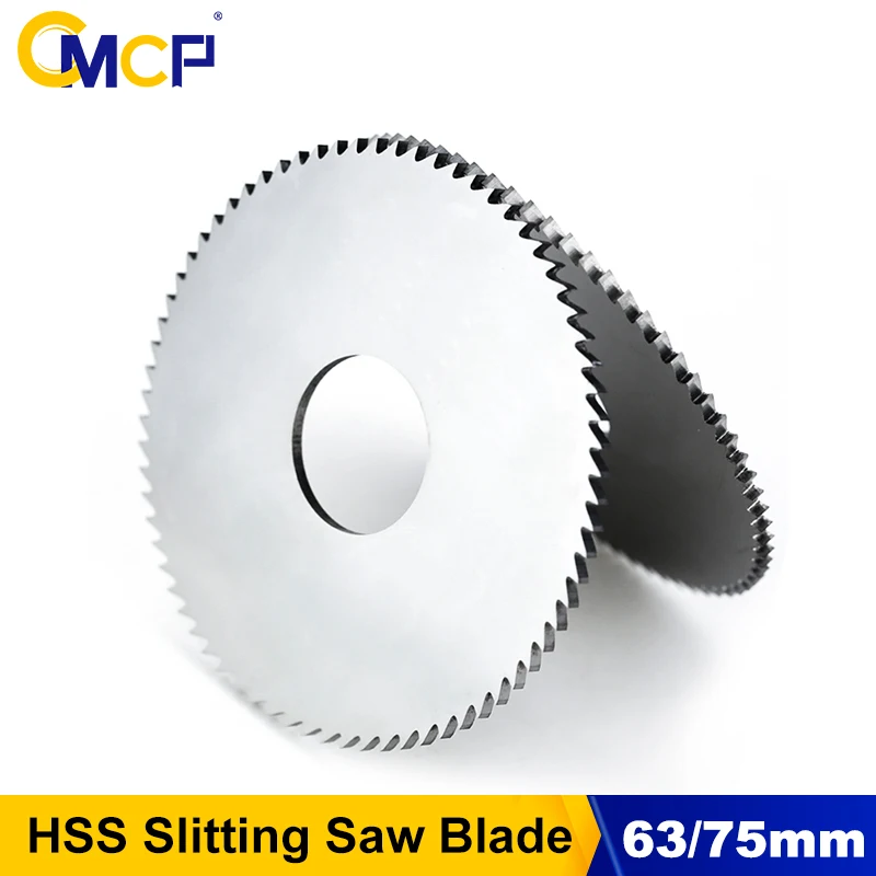 CMCP 63/75mm Slitting & Slotting Saw Blade HSS Steel Circular Cutting Disc for CNC Slitting Machine Metal Steel PVC Cutting Tool
CMCP 63/75mm Slitting & Slotting Saw Blade HSS Steel Circular Cutting Disc for CNC Slitting Machine Metal Steel PVC Cutting Tool