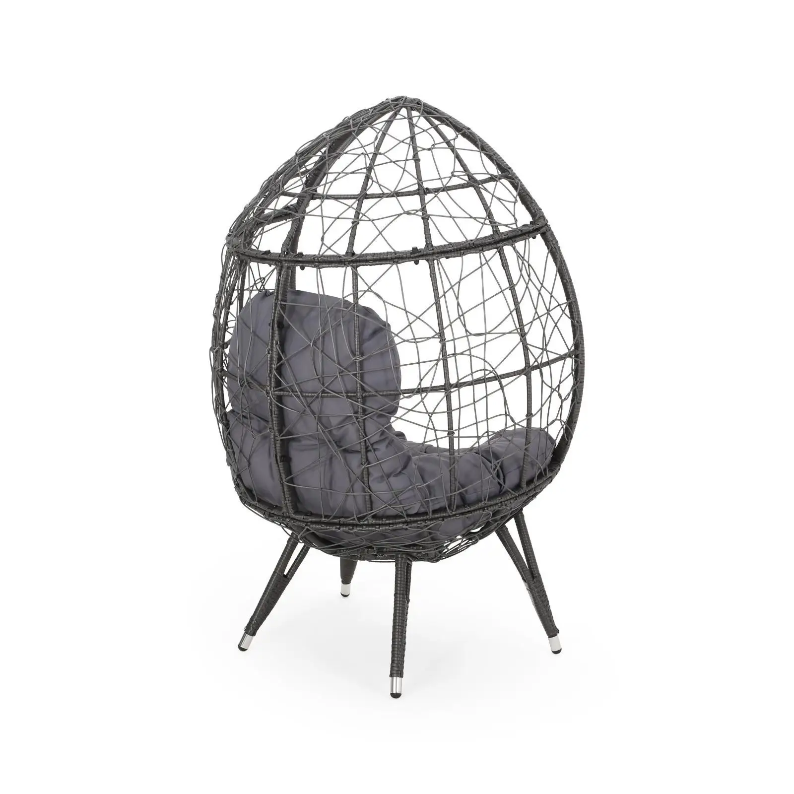 Comfortable Armchair with Woven Rattan Teardrop Design Living Room Furniture for Garden Relaxation
Comfortable Armchair with Woven Rattan Teardrop Design Living Room Furniture for Garden Relaxation