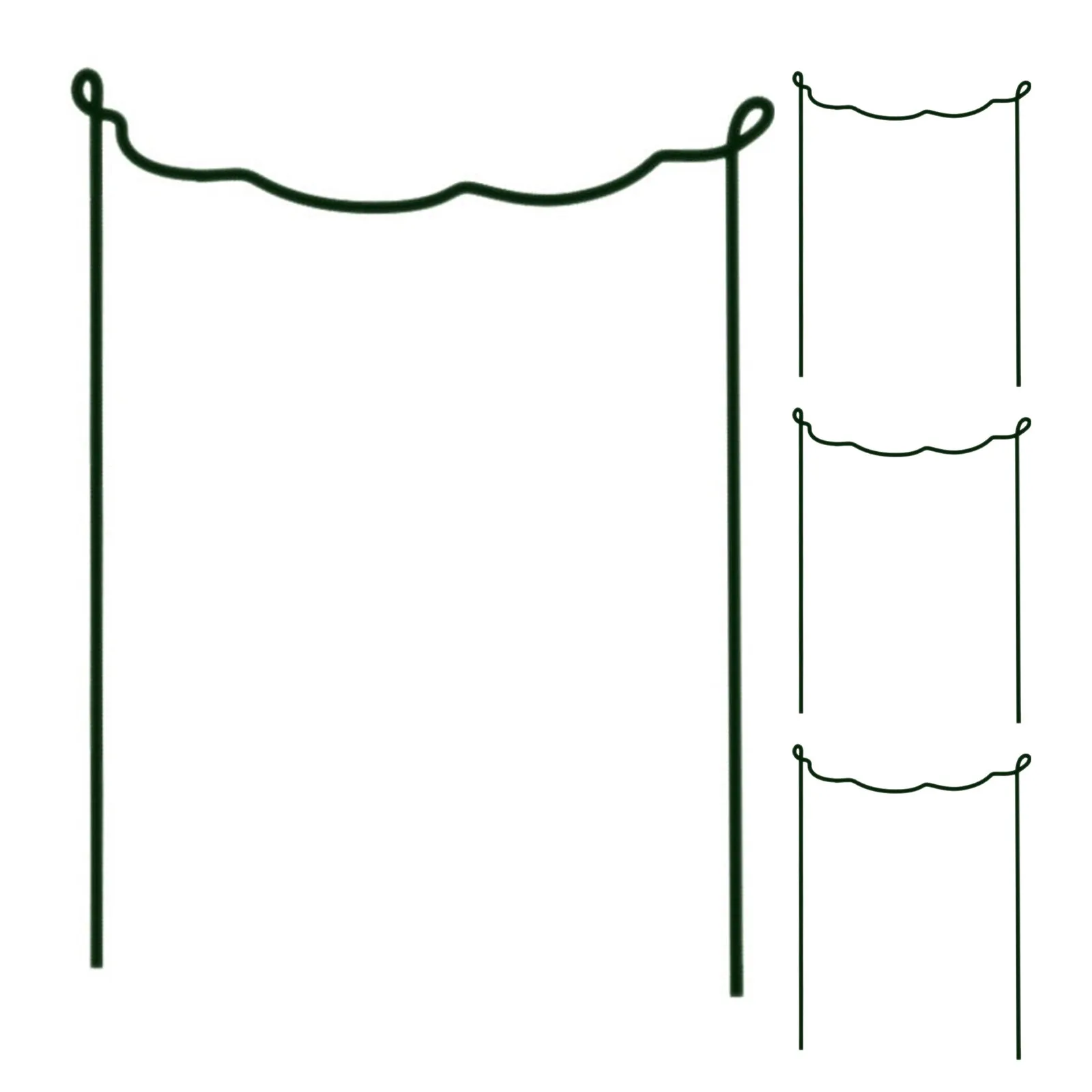 4Pcs Design Plant Support Stakes Natural Color Metal Stem Support Frame for Garden Flowers Potted Plants Climbing Trellis Flower
4Pcs Design Plant Support Stakes Natural Color Metal Stem Support Frame for Garden Flowers Potted Plants Climbing Trellis Flower