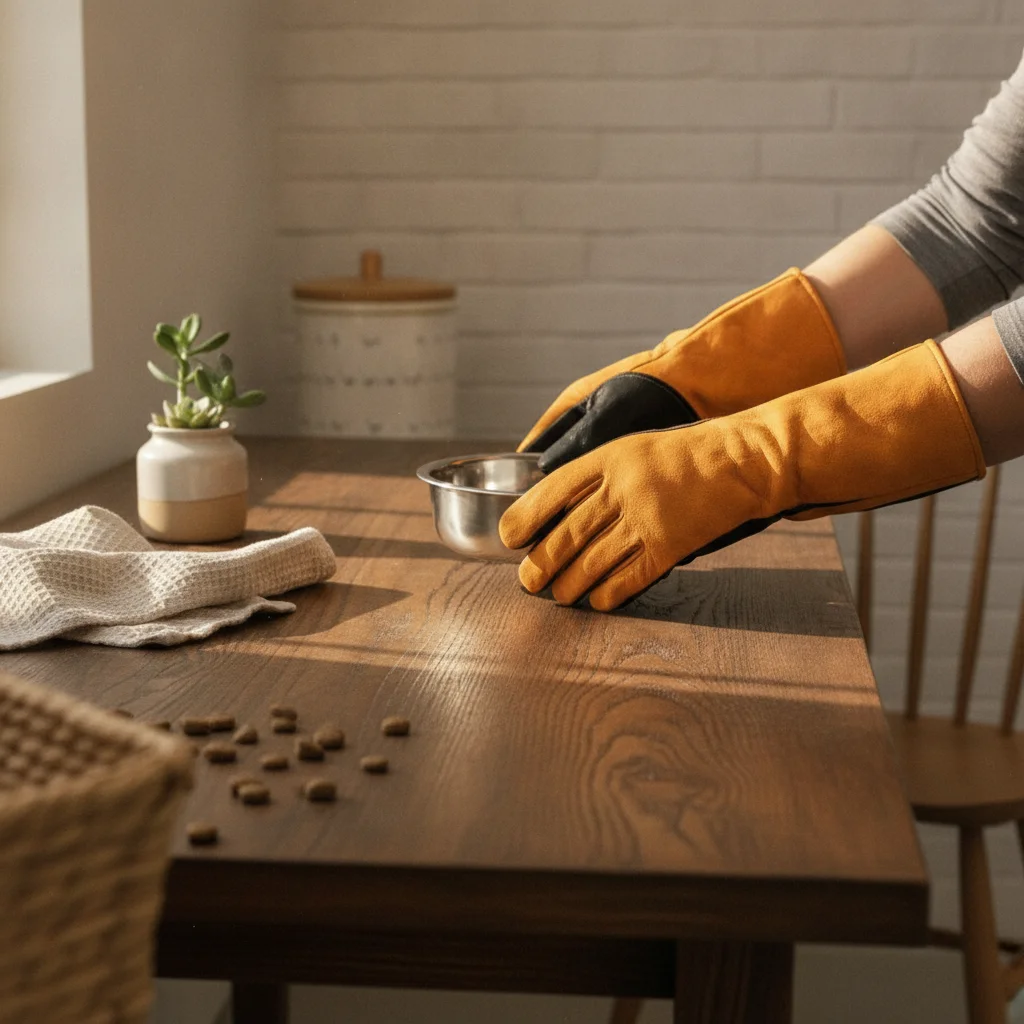 Leather Livestock Handling Gloves Suede-Like Surface Bite Resistant Gloves Hand Protection Thickened Construction Easy to Clean
Leather Livestock Handling Gloves Suede-Like Surface Bite Resistant Gloves Hand Protection Thickened Construction Easy to Clean