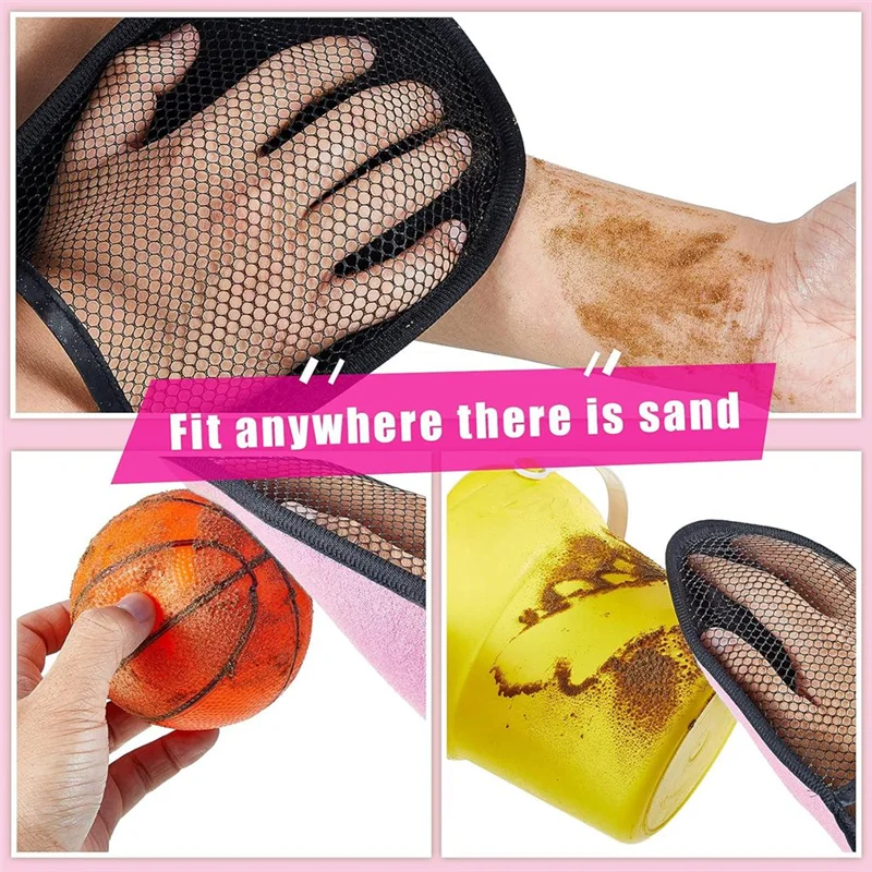 AT43-2 Pcs Sand Wipe Off Mitts Beach Sands Remover Cleaner Mitts For Beach Volleyball And Beach Activities Water Activities
AT43-2 Pcs Sand Wipe Off Mitts Beach Sands Remover Cleaner Mitts For Beach Volleyball And Beach Activities Water Activities