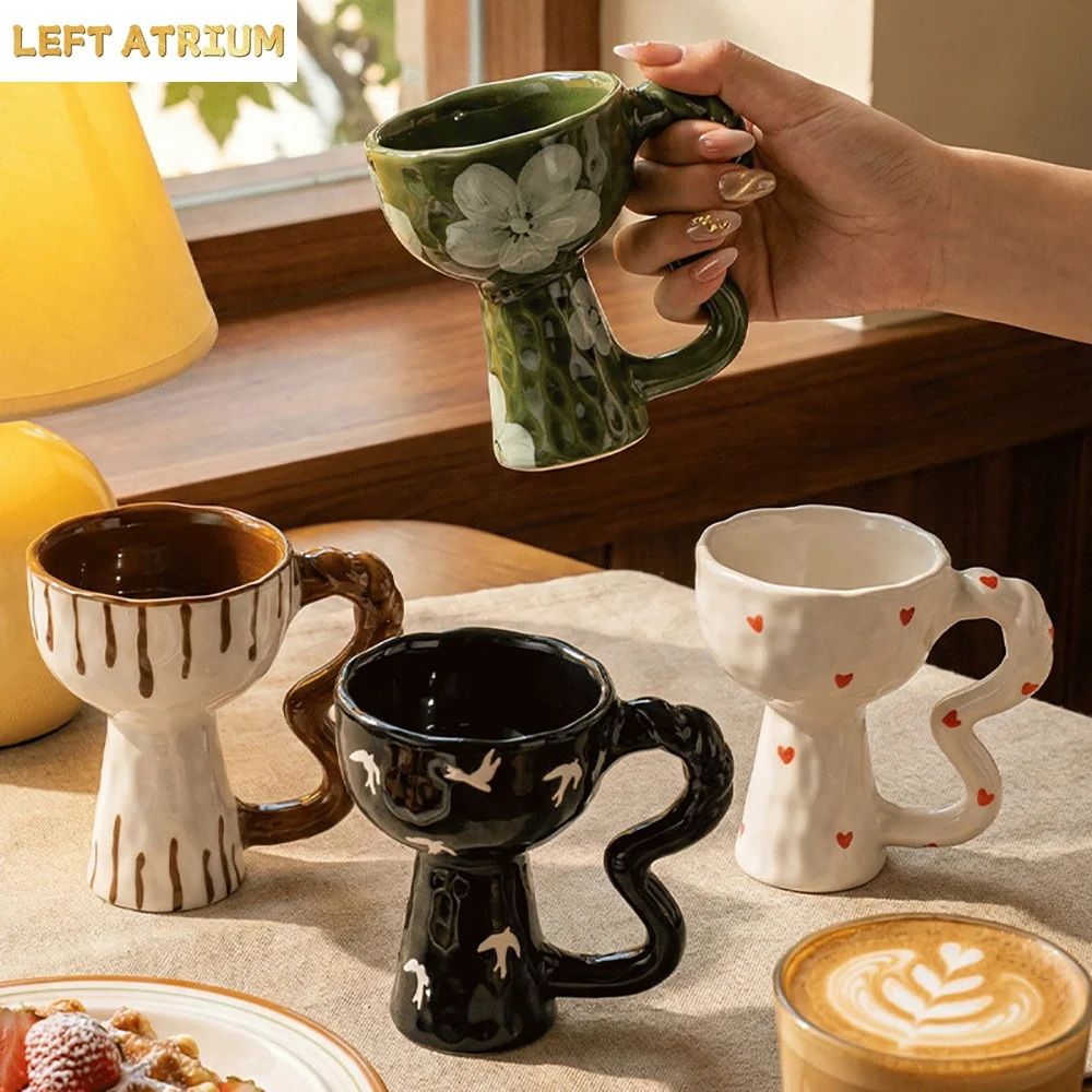 Creative Ceramic Mugs French Style Floral Handgrip Porcelain Homehold Drinkware Milk Coffee Hot Chocolate Mug Cups Delicate Gift
Creative Ceramic Mugs French Style Floral Handgrip Porcelain Homehold Drinkware Milk Coffee Hot Chocolate Mug Cups Delicate Gift