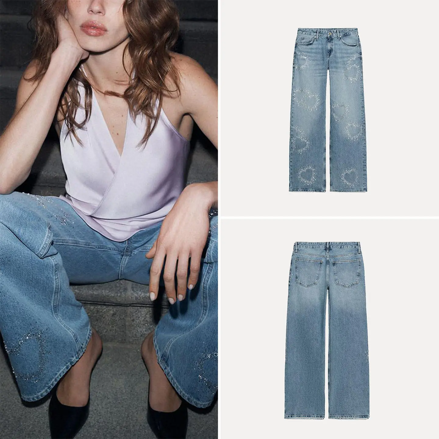 Low Waist Wide Leg Jeans Women's Fashion Personality Temperament Summer 2026 New Arrival ZADATA Loose Fit Micro Stretch
Low Waist Wide Leg Jeans Women's Fashion Personality Temperament Summer 2026 New Arrival ZADATA Loose Fit Micro Stretch