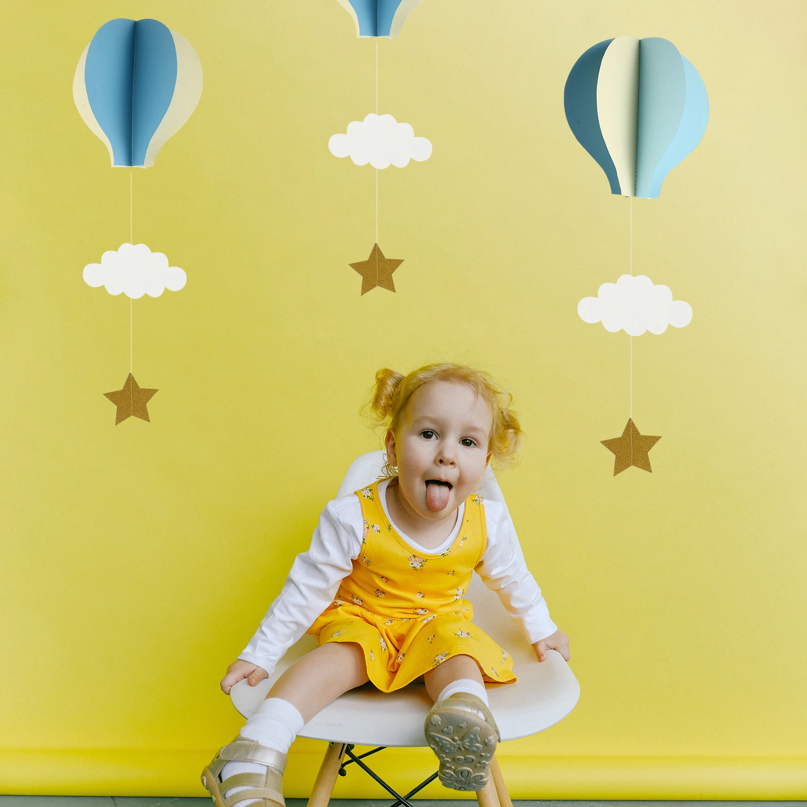 6pcs Hot Air Balloon Decorations Reusable Paper Hanging Clouds Shower Wedding Party Valentines Day Bright Colors 3D
6pcs Hot Air Balloon Decorations Reusable Paper Hanging Clouds Shower Wedding Party Valentines Day Bright Colors 3D